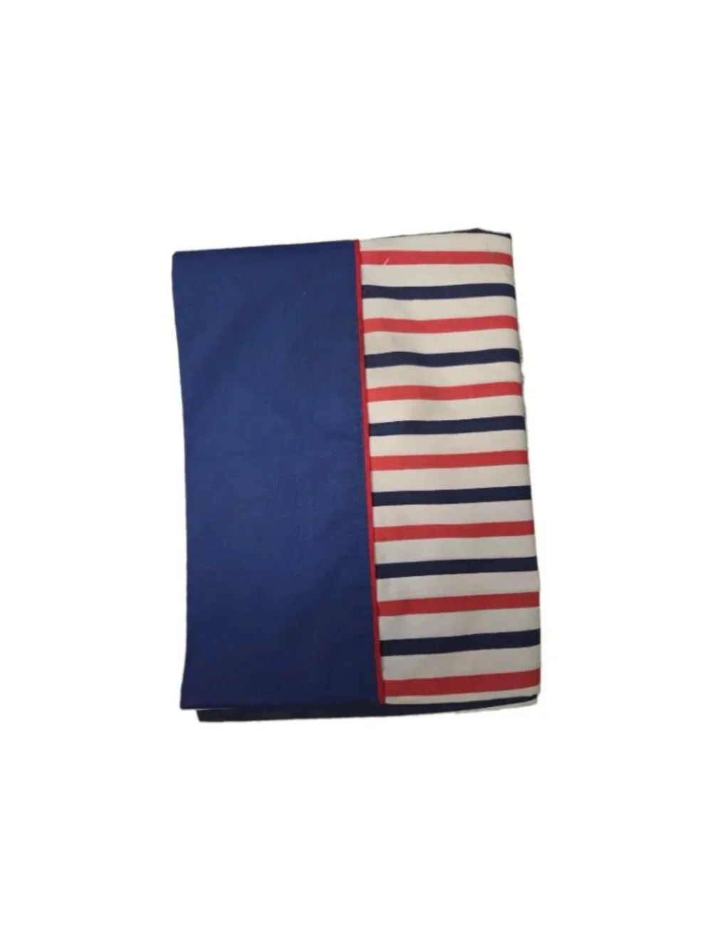 Vintage Martex Presslin 303 Red White & Blue Patriotic Stripe Pillowcase 42x36